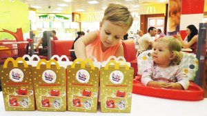 ★ Миньоны игрушки Хеппи Мил МакДональдс Minions toys Unboxing Happy Meal McDonalds