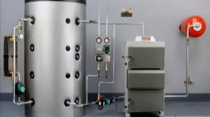 Схема обвязки котла и буферного накопителя