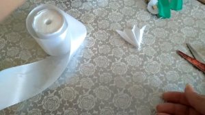 DIY Ромашка из атласной ленты самый быстрый способ канзаши для начинающих