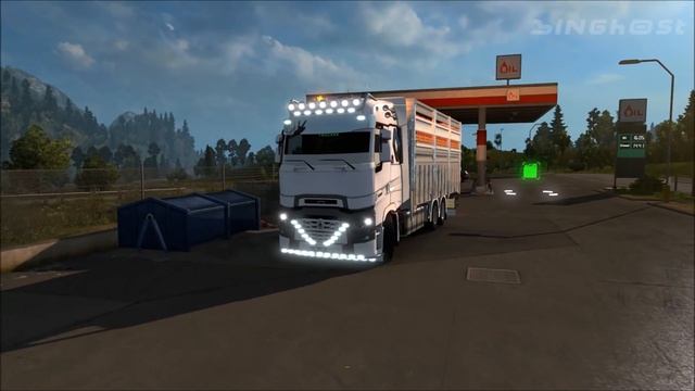 Renault T Range ETS2 (Euro Truck Simulator 2) смотреть онлайн