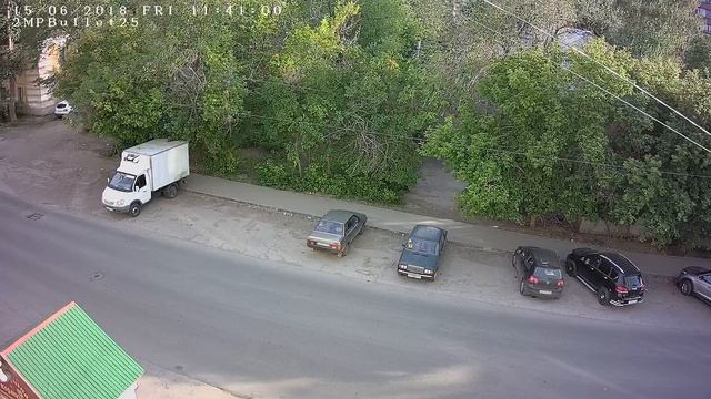 Пример записи IP-камеры DVI S121W SD днём смотреть онлайн