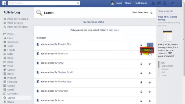 How to View and Delete Your Facebook Search History смотреть онлайн