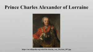 Prince Charles Alexander of Lorraine