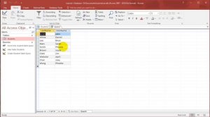 SQL with Microsoft Access 2016 Lesson 4 - Select query