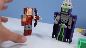 Minecraft Dungeons Arch illager and Desert Temple Battle Pack Figure Review