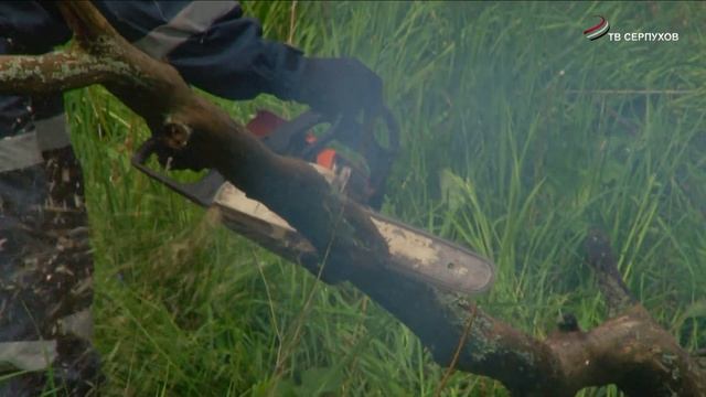 В Серпухове очищают от мусора плотины и гидротехнические сооружения смотреть онлайн