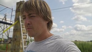 Мини кран в работе. Заливка бетонной колонны. Своими руками