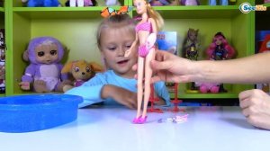 Распаковка игрушек Кукла с Бассейном и Ярослава Игрушки для детей Куклы для девочек Dolls Bath Time