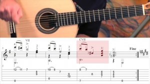ADELITA  - Francisco Tarrega - Full (New) Tutorial with TAB - Fingerstyle Guitar