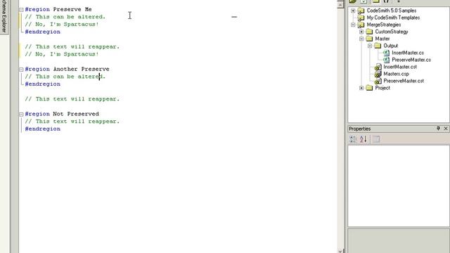 CodeSmith Generator - Merge Strategies смотреть онлайн