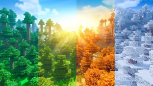 Minecraft Bedrock TexturePack "Four Seasons"