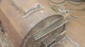 Печь длительного горения из стальной трубы часть 3