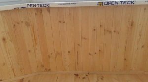 Обшивка балкона деревянной вагонкой