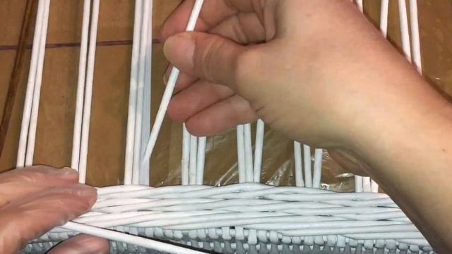 Плетём стенки короба. смотреть онлайн