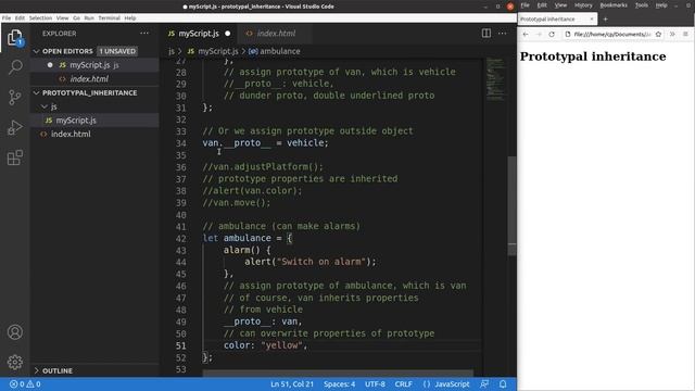 Prototypal inheritance - Basic JavaScript Fast (21) | __proto__, hasOwnProperty