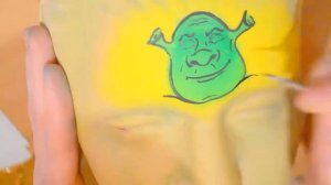 face painting Shrek Как нарисовать Шрека Аквагрим Шрек