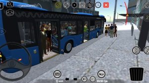 поездка на новом автобусе НефАЗ 5299 нового поколения в Протон бас симулятор