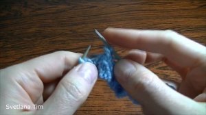 Узор спицами АЖУРНЫЙ ЦВЕТОК. Вязание спицами № 391