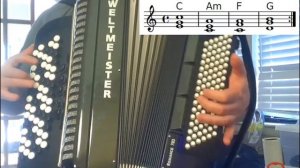 Кино - Алюминиевые огурцы - на баяне - кавер, разбор, ноты