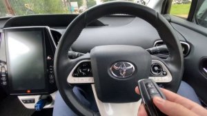 Включение кондиционера с пульта Toyota Prius PHV 2017