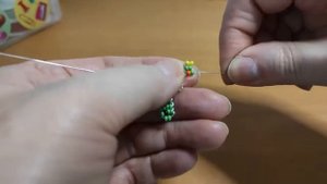 ДИНОЗАВРИК ?из бисера Параллельным плетением♡бисероплетение