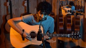 KEPMA A1E-D SOLIDWOOD ACOUSTIC GUITAR SOUNDTEST DEMO