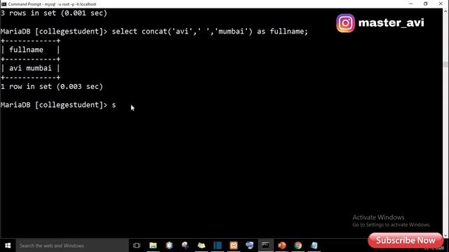 lecture 15 string function in sql   || SQL & MySQL tutorial in Hindi 2021