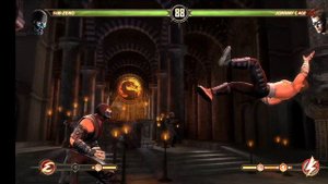 Mortal Kombat 9 лестница играю за саб - зиро
