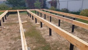 Обвязка из доски 200х50х6000