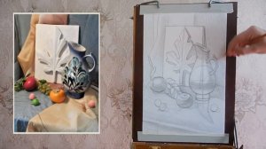 Экзаменационная годовая работа по рисунку