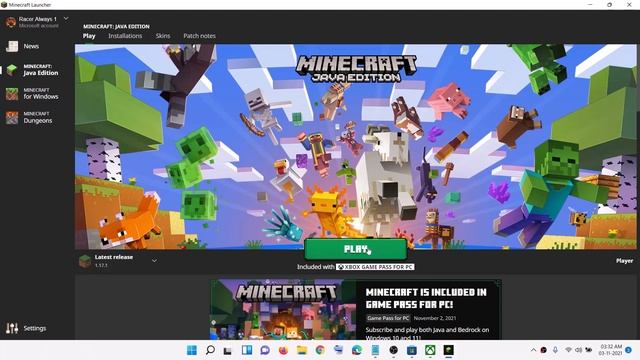 Minecraft Java Edition: Fix Minecraft Launcher Shows Play Demo Option On Active Xbox Game Pass смотреть онлайн