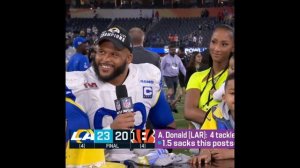 Aaron Donald MADE A CHAMPIONSHIP Promise To His Daughter 💍 🤯