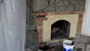 все тонкости облицовки камина диким камнем