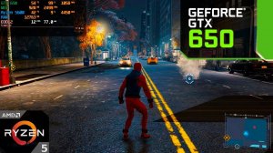 Spider-Man Remastered : GTX 650 1GB