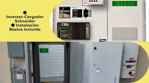 Green PowerTechStore
Sistema de Energía Solar  Schneider
Off-Grid 2,560Watts/3.8KW/12KW High Peak
P