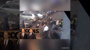 Турок Бозкурт Ихсан, владелец компании «Серконс», избивает журналистов в Москве.