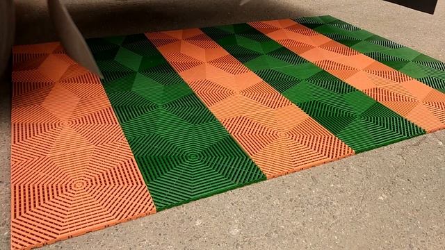 Обзор модульного напольного покрытия HELEX зеленое смотреть онлайн