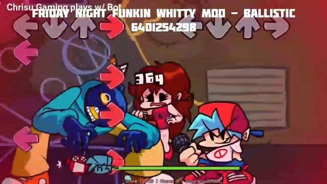 friday night funkin whitty mod - ballistic id roblox смотреть онлайн