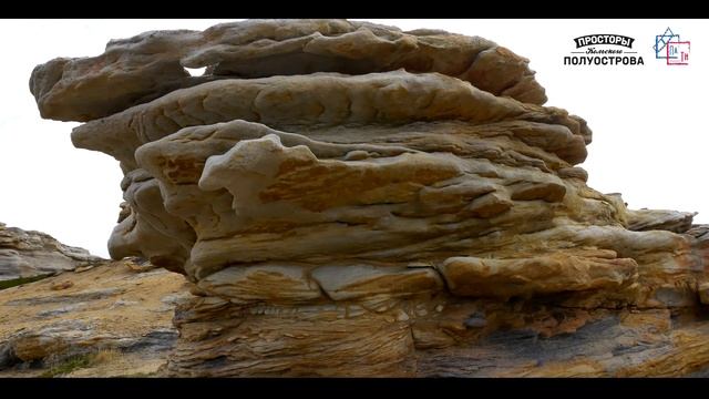 Полуостров Средний. Природный комплекс "Рыжие камни" 4K. смотреть онлайн