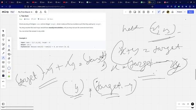 Leetcode 1. Two Sum Complete Solution with intuition