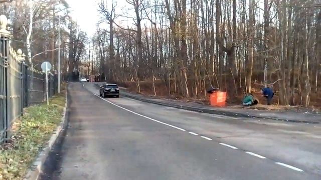 Москва 1284 3-я (третья) Радиальная улица, Верхний Царицынский пруд осень день смотреть онлайн