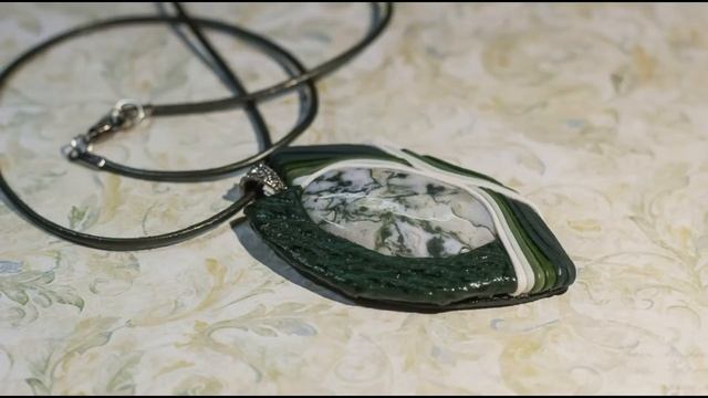 Мои работы из камней и кожи. Часть 1. смотреть онлайн