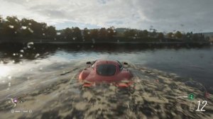 Forza Horizon 4 - How to get to the Derwent water Island when it's not winter!
