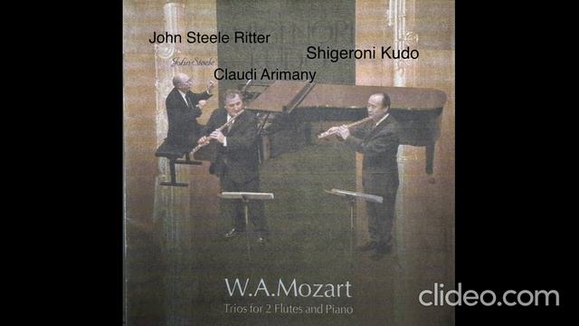 C.ARIMANY-S.KUDO .Mozart. Trio Concertante two flutes and piano D major k.448 II.Andante смотреть онлайн