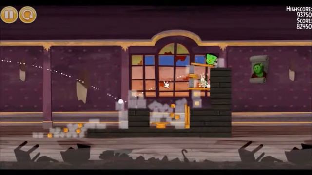 Angry Birds Seasons Haunted Hogs Level 2-11 / 3 Stars смотреть онлайн