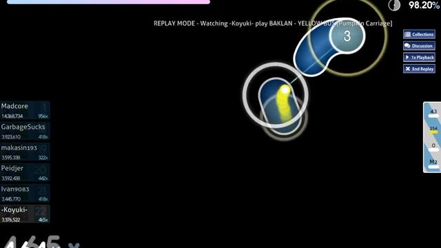 [Osu!] BAKLAN - YELLOW BUS [Pumpkin Carriage] FC (2nd Russian FC) смотреть онлайн