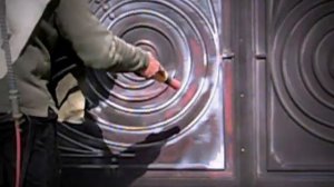 Пескоструй, пескоструйная обработка ворот