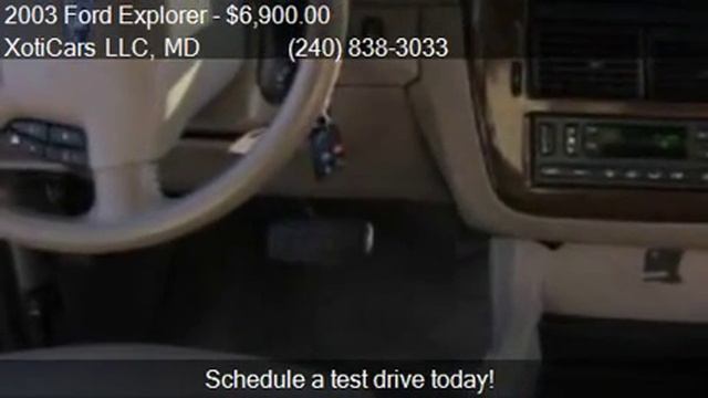 2003 Ford Explorer Eddie Bauer 4.0L 4WD for sale in Capitol смотреть онлайн