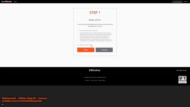Setting up Two-Factor Authentication (2FA) in Cabal Online
