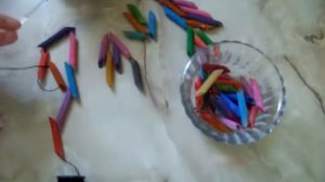 Бусы колье с цветных макарон своими руками с ребенком, handmade